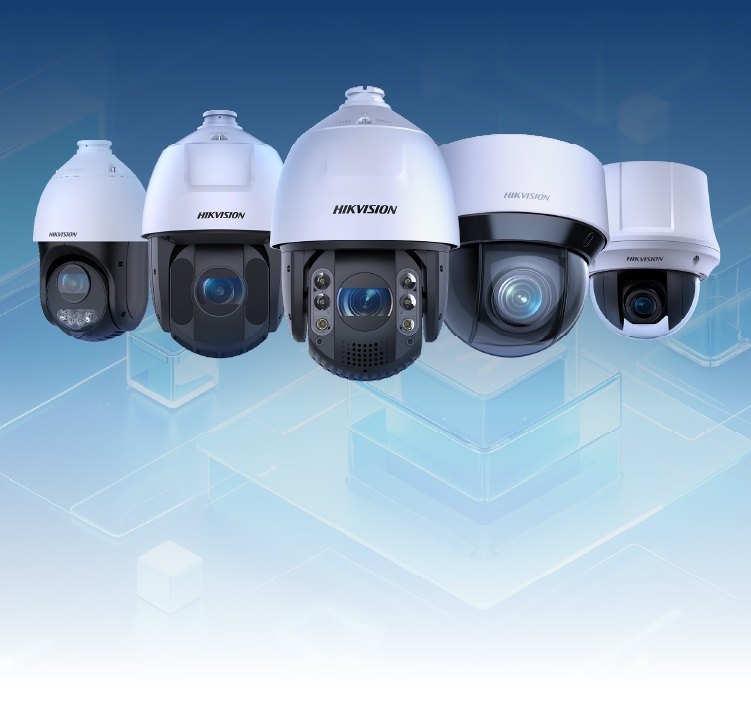 Câmaras PTZ motorizadas Hikvision